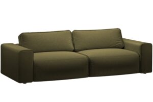 Micadoni Zelená rozkládací pohovka Victor 246 cm