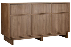 Hnědá dřevěná přebalovací komoda Quax Kyo