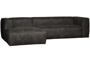 WOOOD Koženková rohová pohovka Bearny 305 cm