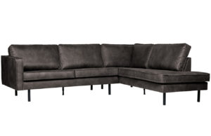 WOOOD Koženková rohová pohovka Raden 266 cm