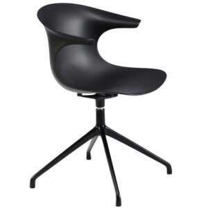 Infiniti Černá konferenční židle Loop Mono s područkami