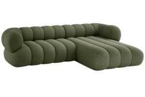 Cosmopolitan Design Zelená rohová pohovka Koge 270 cm