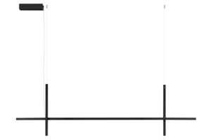 Nova Luce Černé kovové závěsné LED světlo Looma 152 cm